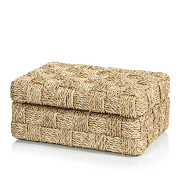  Natural Abaca Rope Hinged Box、mySite、elrpsem3k