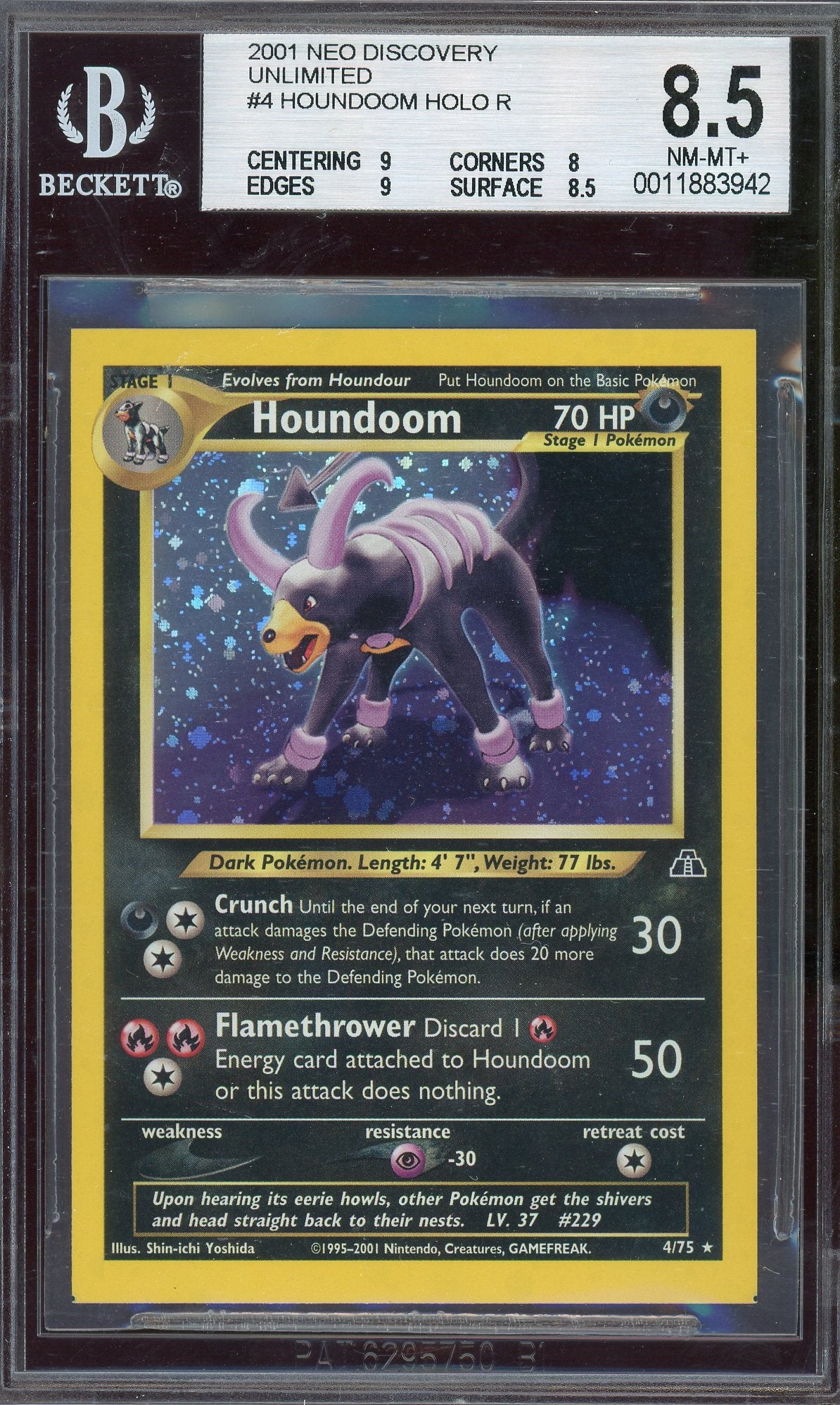 BGS 8.5 Houndoom Holo R、mySite、waistdrama