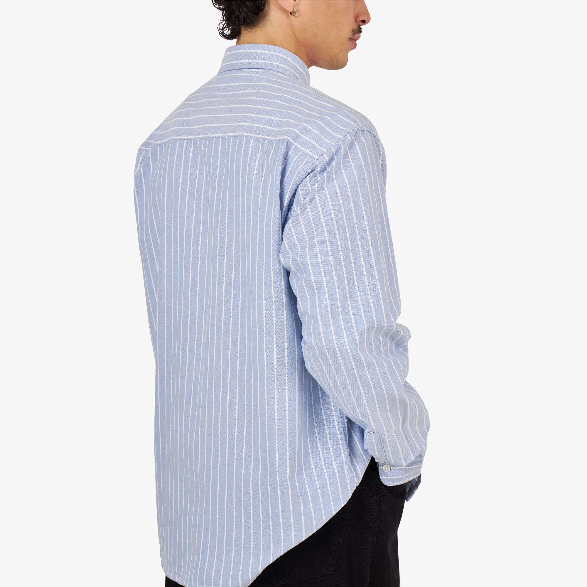  Carhartt WIP Dowlen Long Sleeve Shirt Oxford Bleach / White、mySite、merchandisen