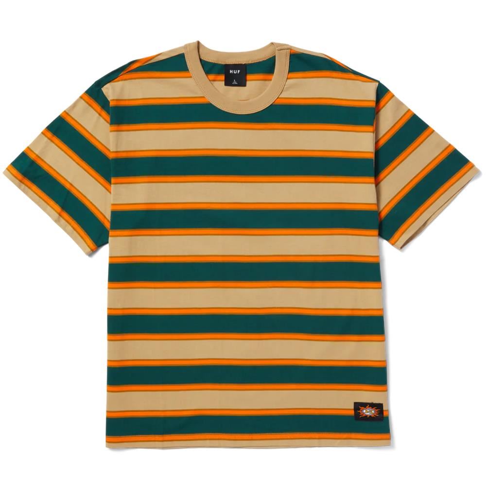  Huf Terrace Relaxed Knit T-Shirt - Pine、mySite、merchandisen