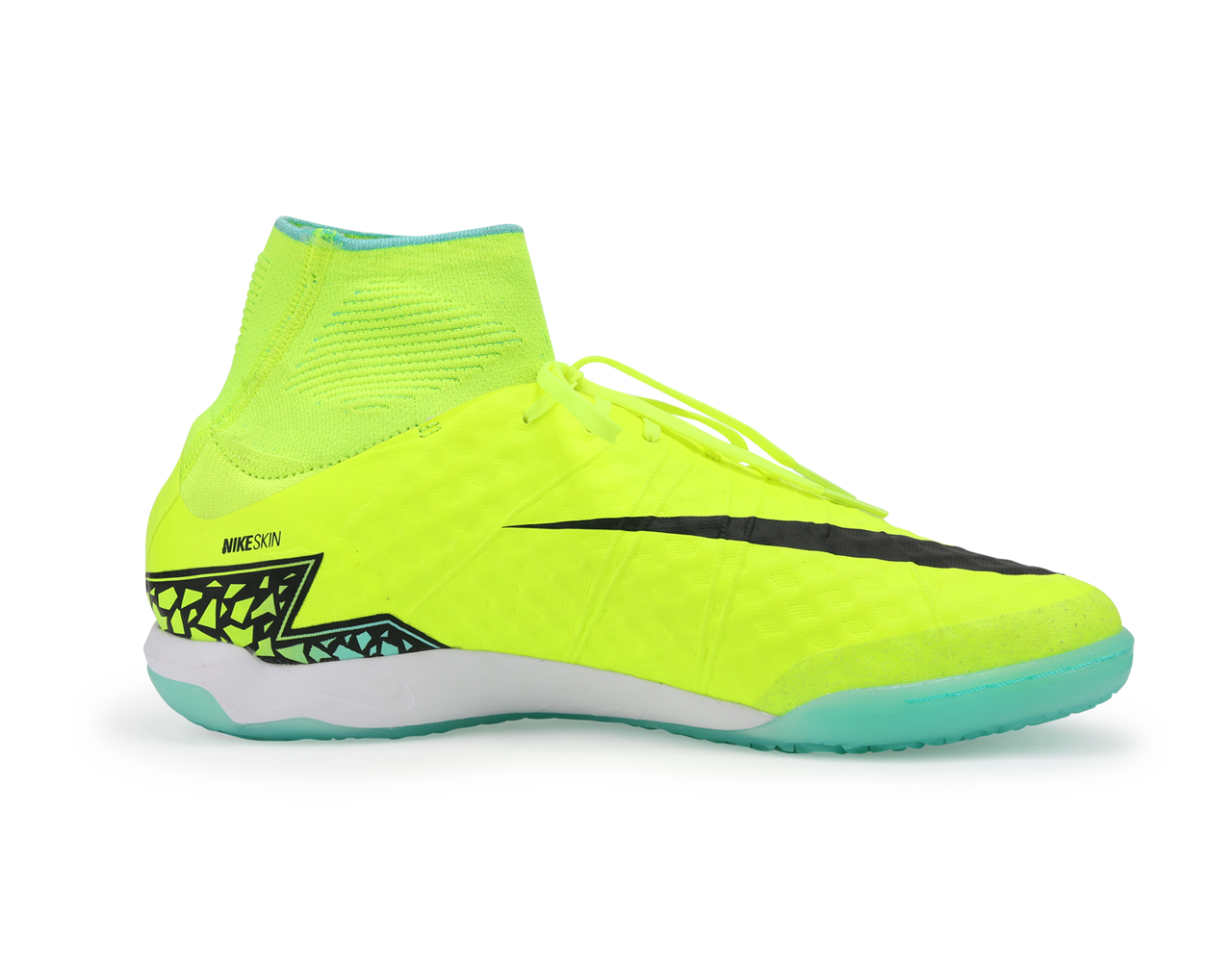 Nike Men's HypervenomX Proximo Indoor Soccer Shoes Volt/Black/Black、mySite、noshort