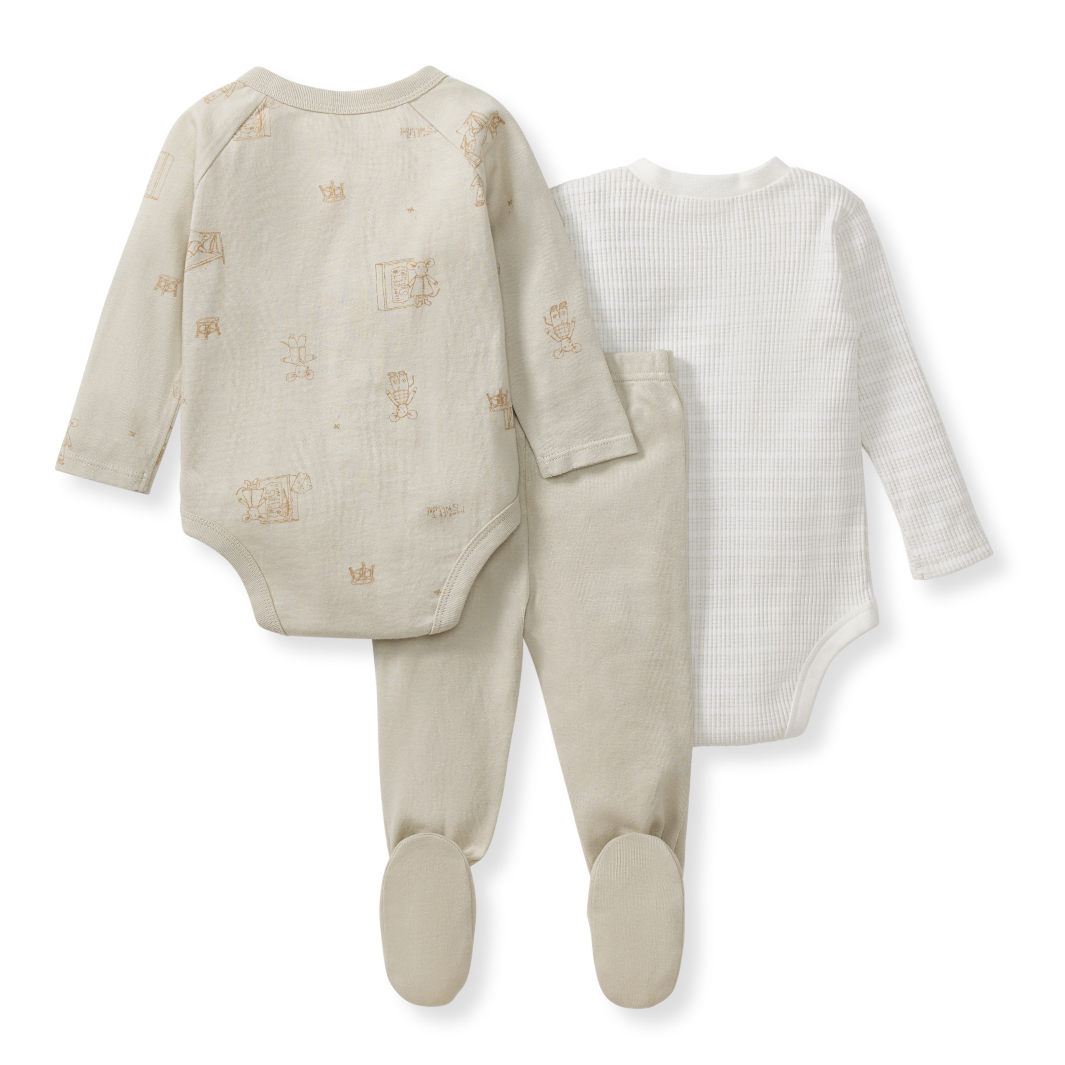 Mouse House 3 Piece Bodysuit & Pant Set、mySite、g9winljtr