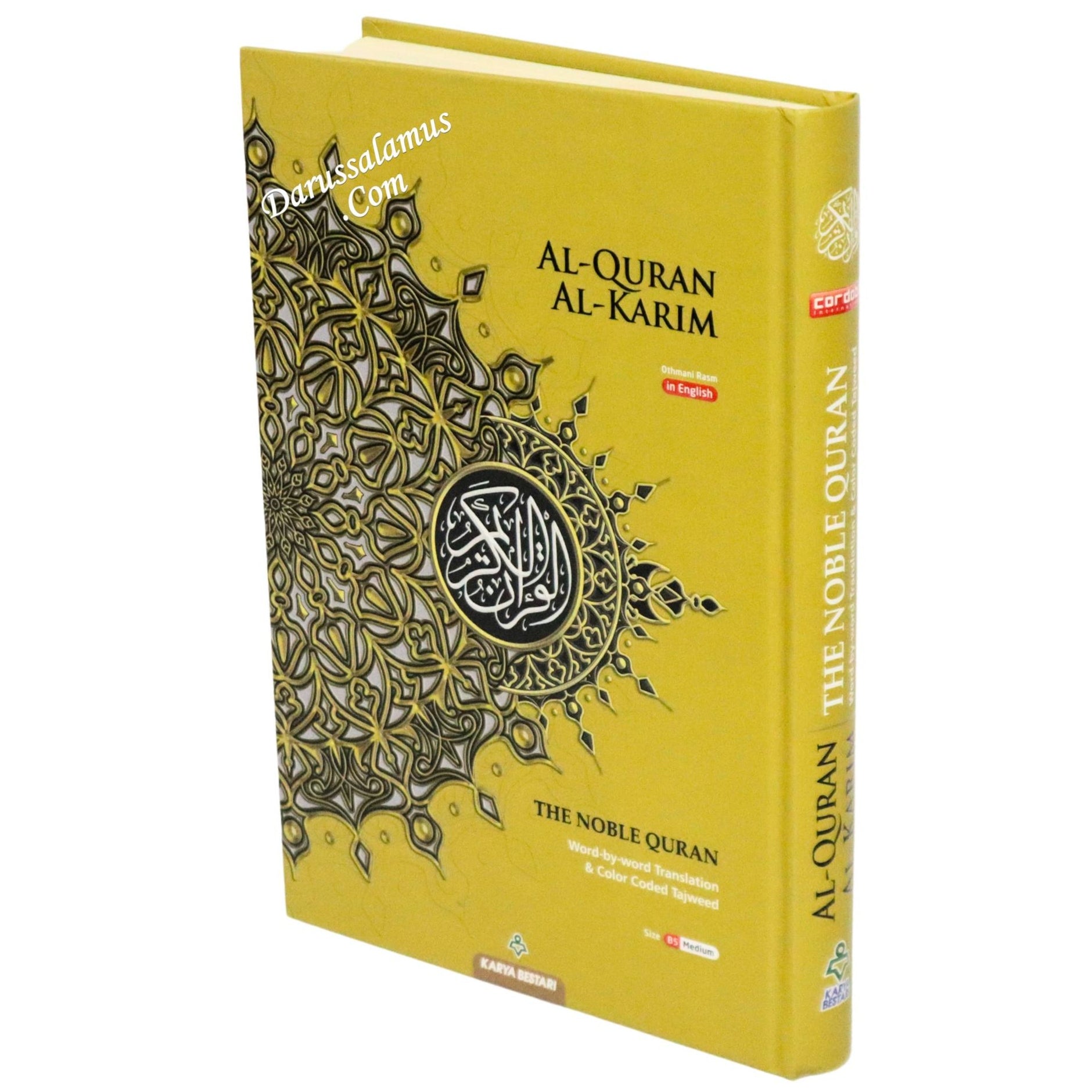 Maqdis Quran | The Noble Quran Word By Word Translation and Color Coded Tajweed (Maqdis Al Quran Al Karim) Medium Size B5 (English-Arabic)、mySite、topwebapps