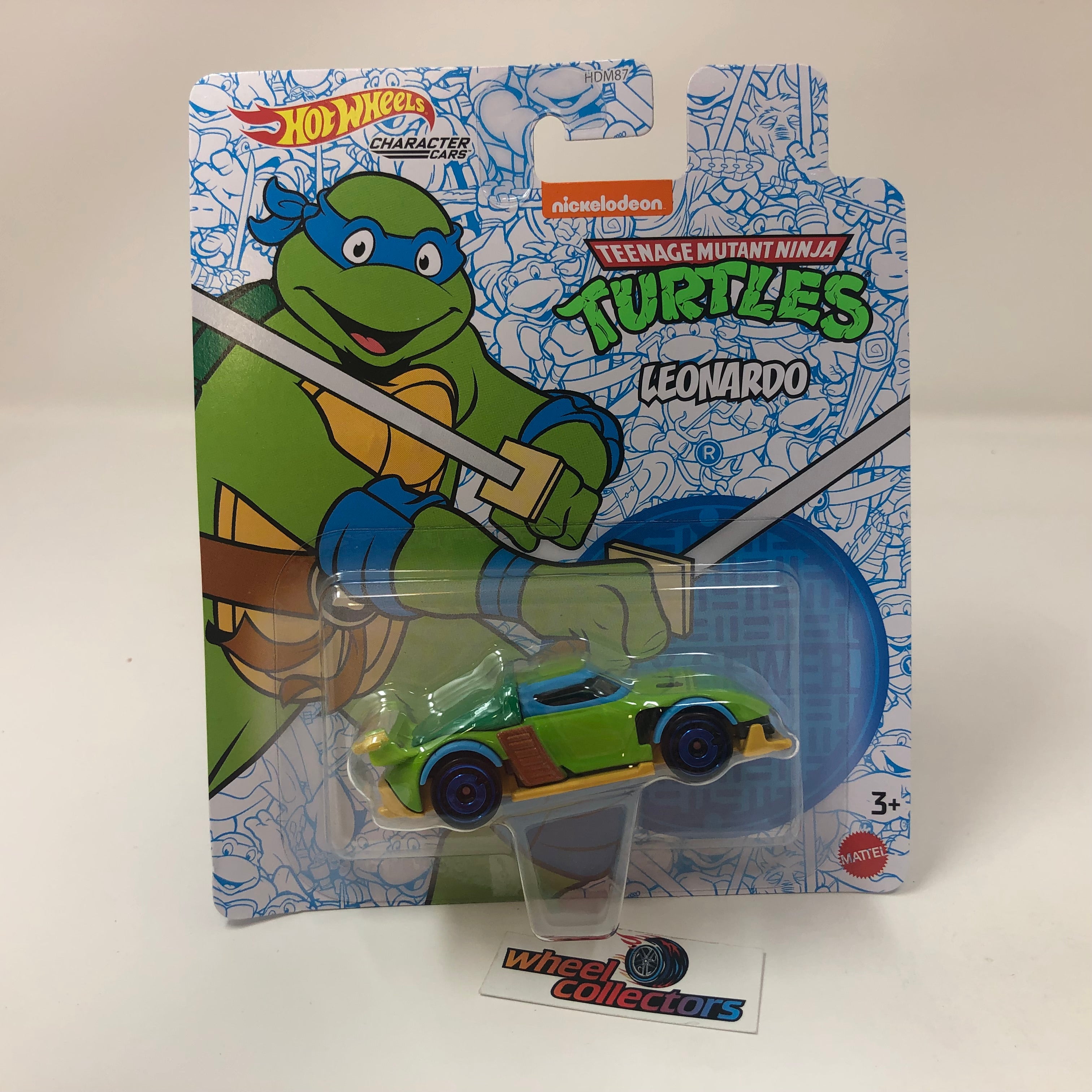 Leonardo Teenage Turtles * 2022 Hot Wheels Character Cars Case D nickelodeon、mySite、hgirdovlk