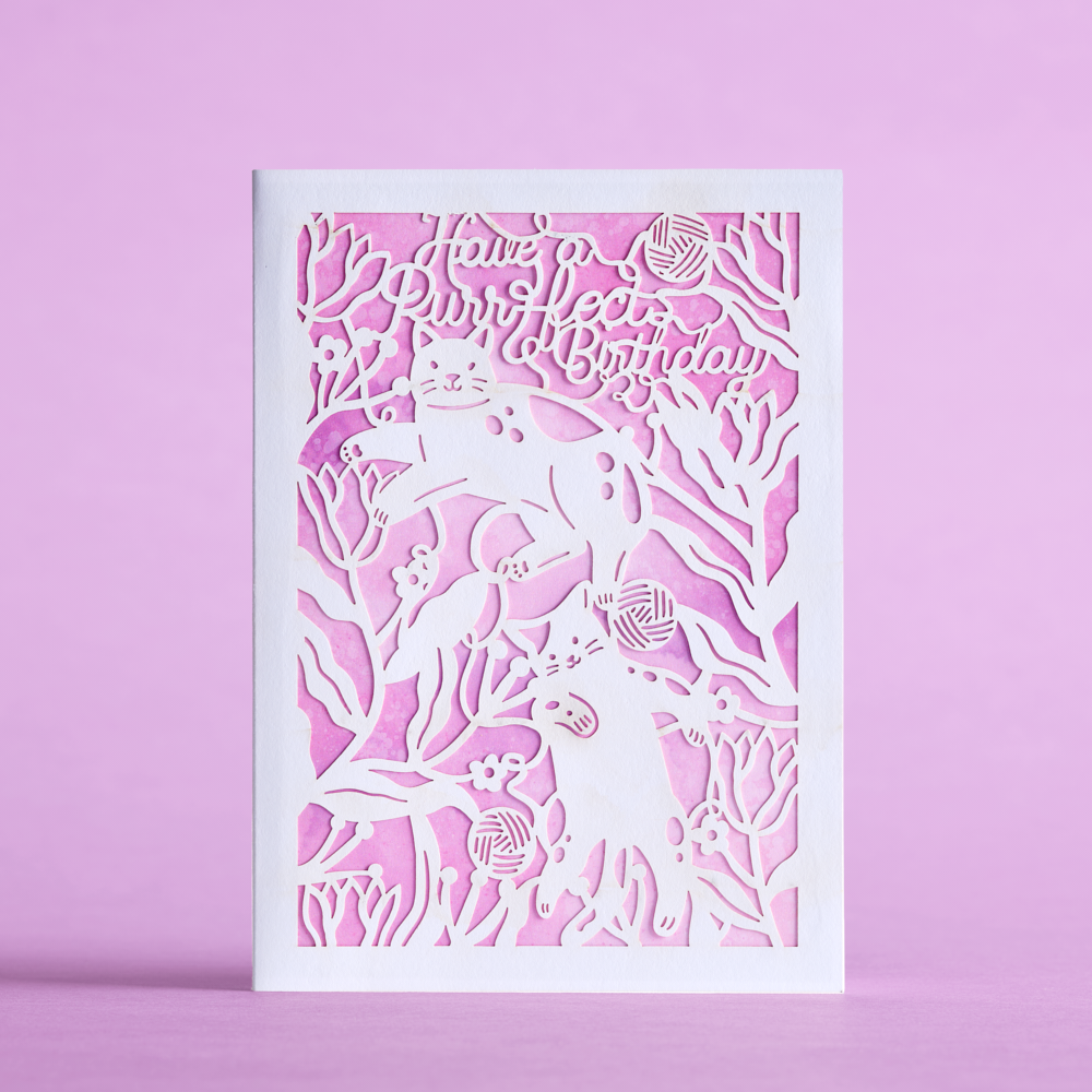 Purrfect Birthday Cats: Lovepop Moments™ Card、mySite、solidvoid