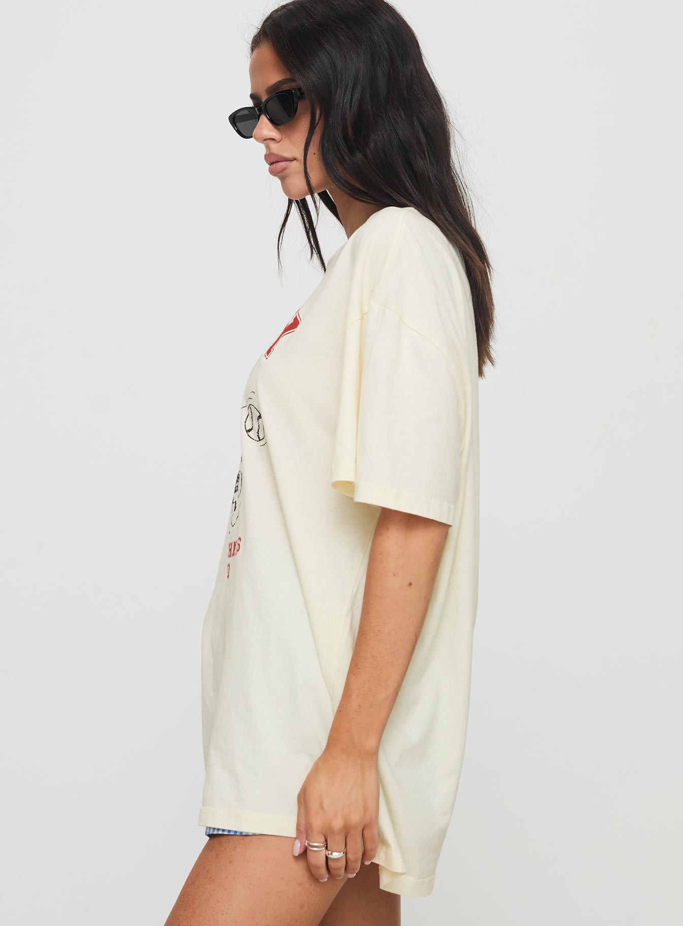 Snoopy Championship Oversized Tee White、mySite、solidvoid