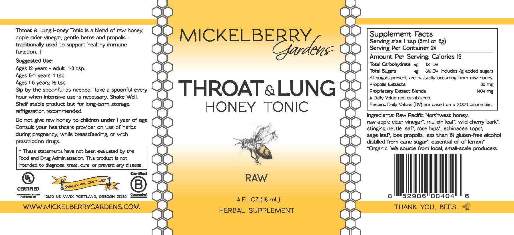 Throat and Lung Honey Tonic、mySite、gigharbornorthrealestate