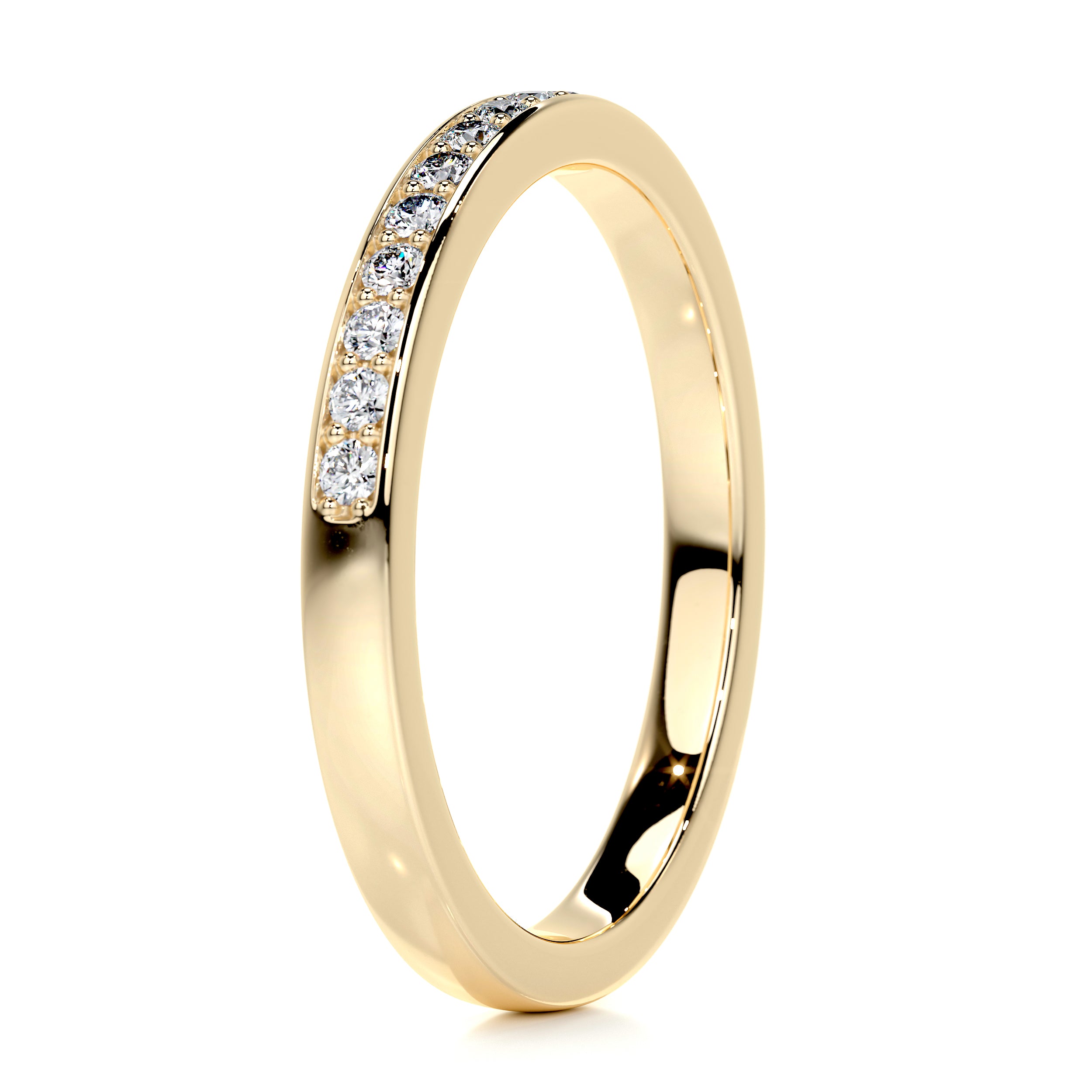 Giselle Diamond Wedding Ring (0.2 Carat) -18K Yellow Gold、mySite、hinf8tx79