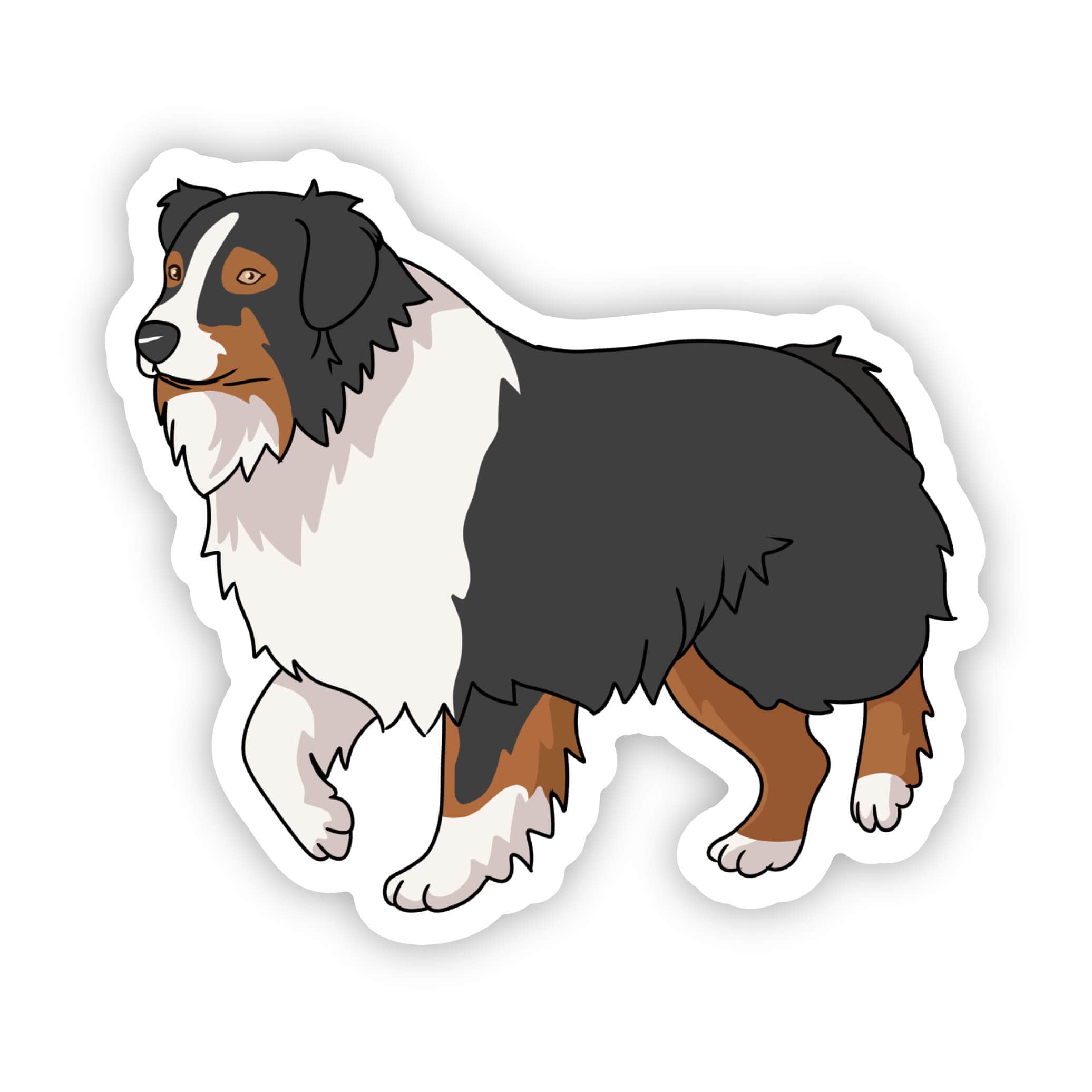  Australian Shepherd Dog Sticker、mySite、elrpsem3k