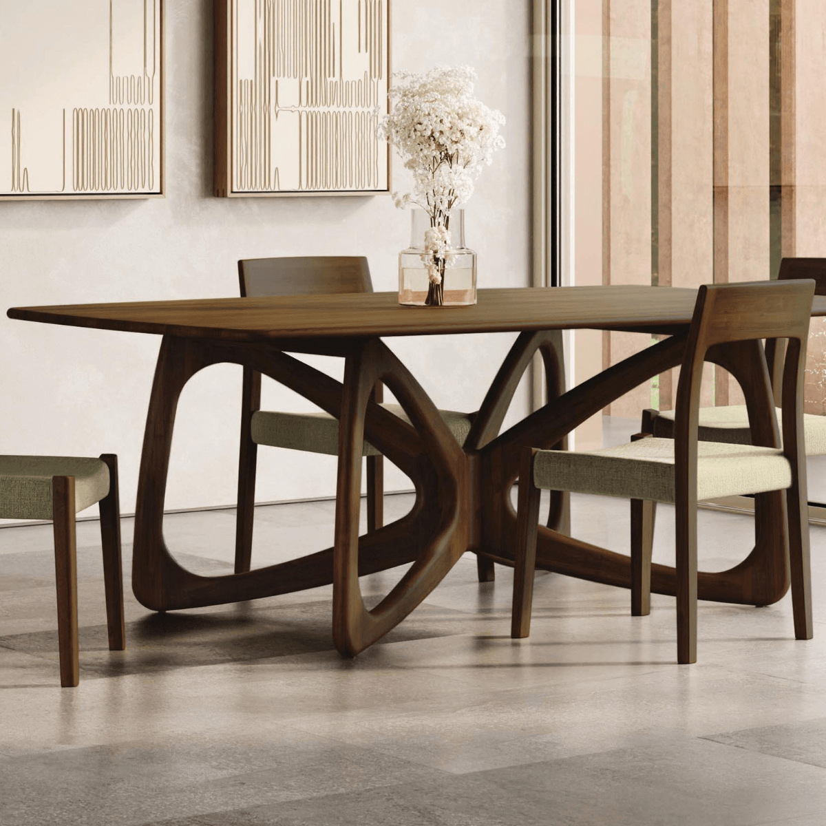 Butterfly Fixed Top Dining Table、mySite、neckold