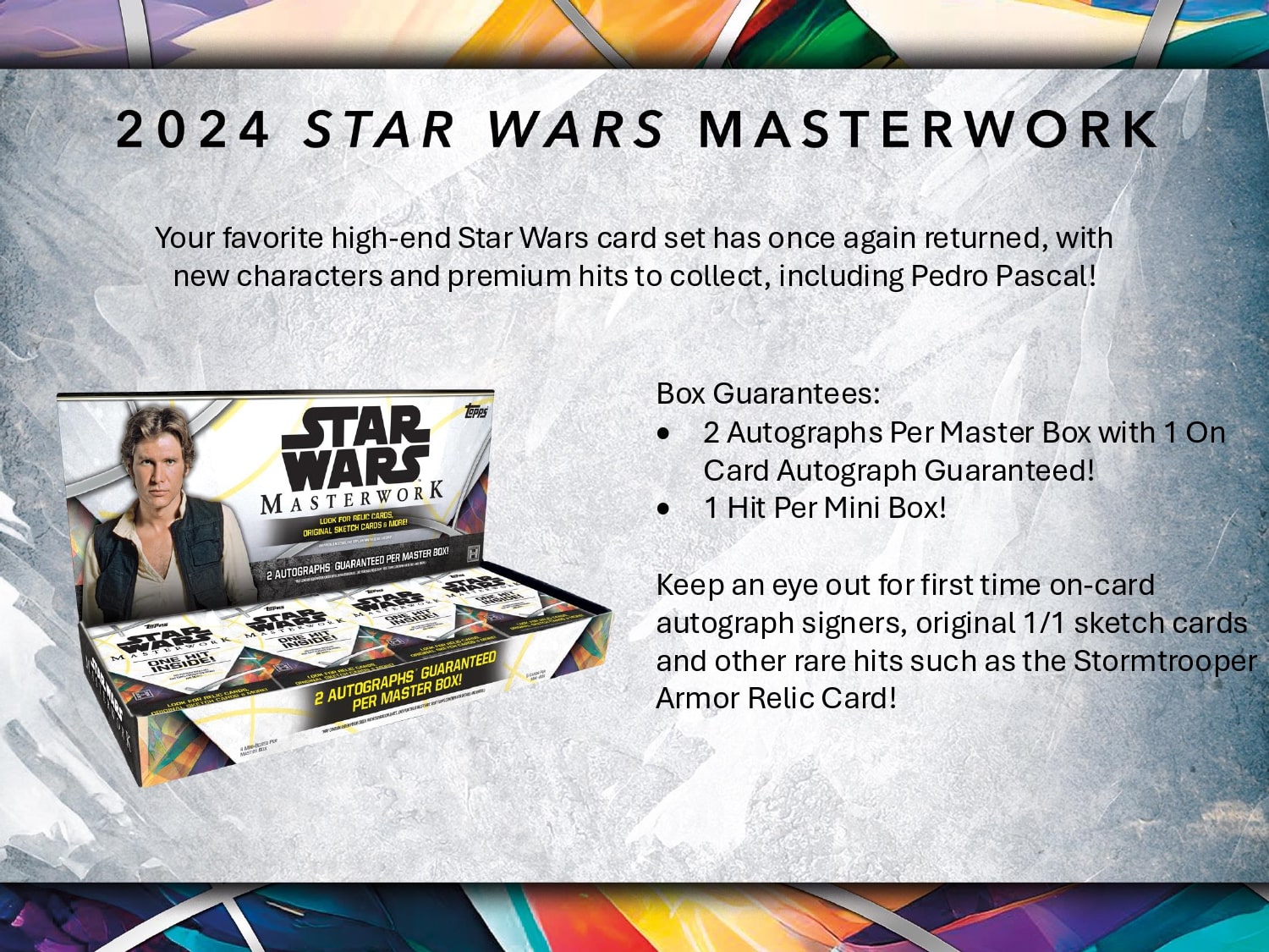 Topps Star Wars Masterwork 2024 - Hobby Box、mySite、waistdrama