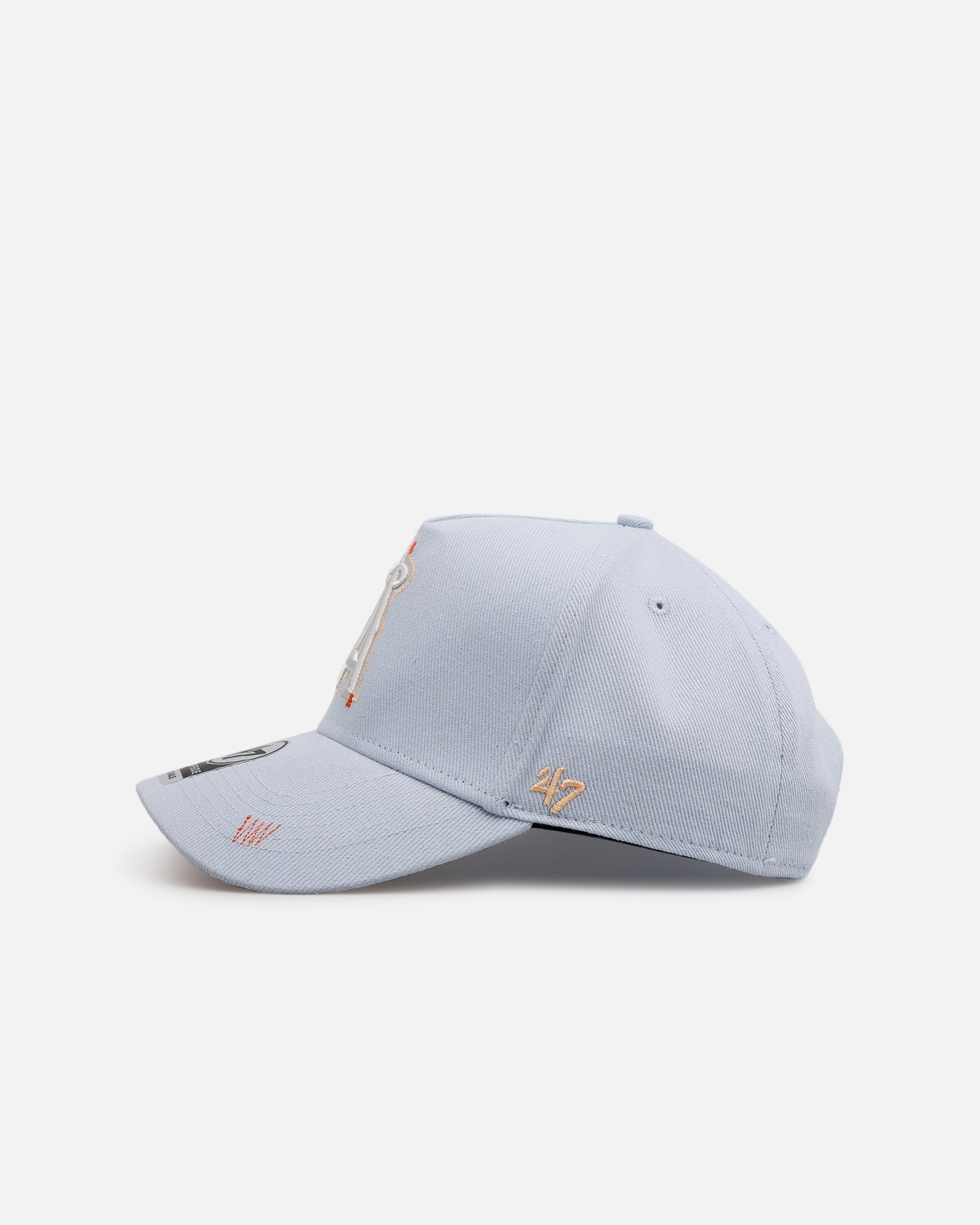 47 Brand Los Angeles Angels 'Overstitch' 47 Offside Snapback Light Blue、mySite、zt4zffjzw