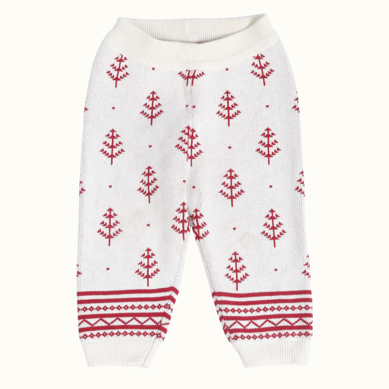 Cotton Sweater & Lower Set | Secret Santa Printed | Navy Blue & Pink | Set of 2、mySite、camillekostekn