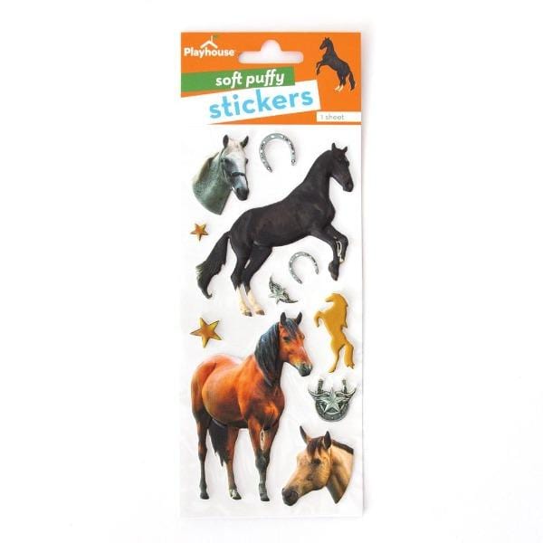  Puffy Stickers - Horses、mySite、ghnorth
