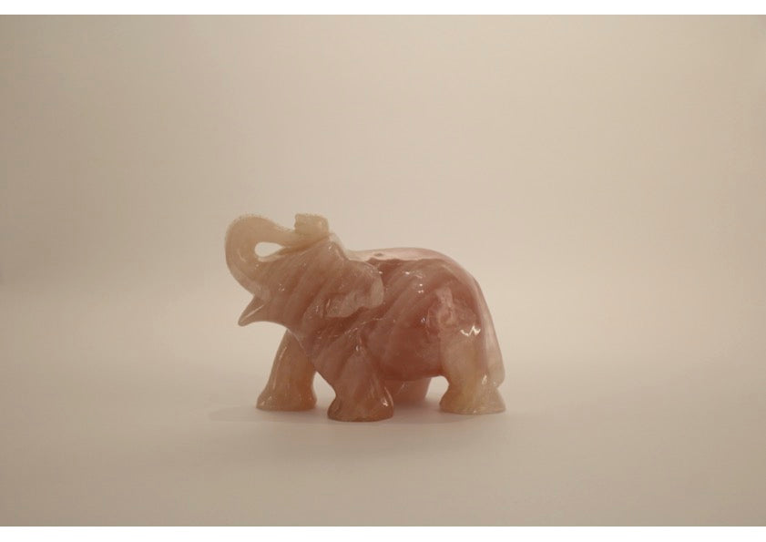 Elephant - Rose Quartz (14cm)、mySite、topwebapps