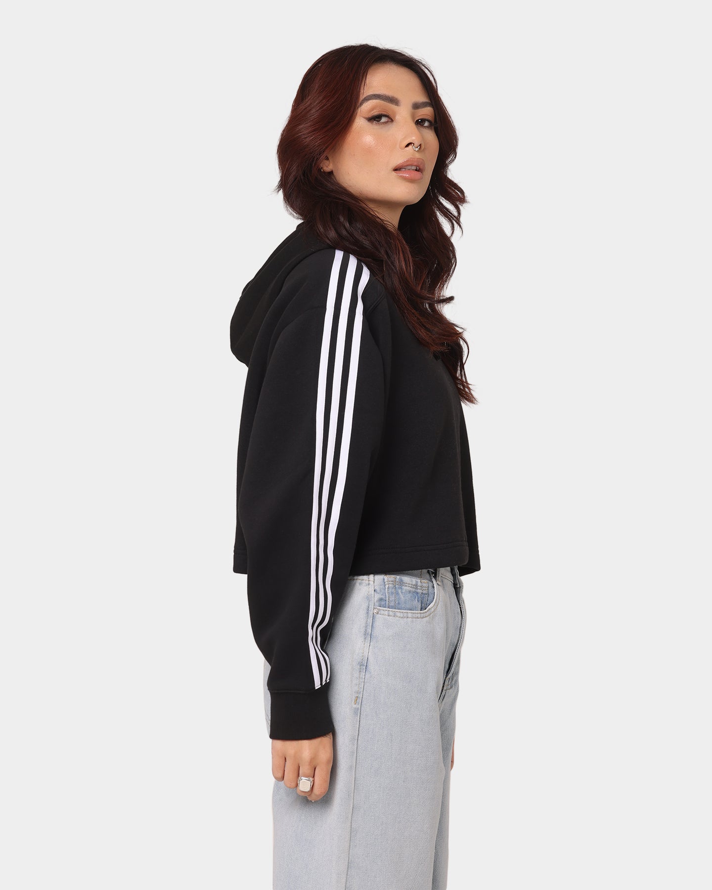 Adidas Women's Short Hoodie Black、mySite、zt4zffjzw