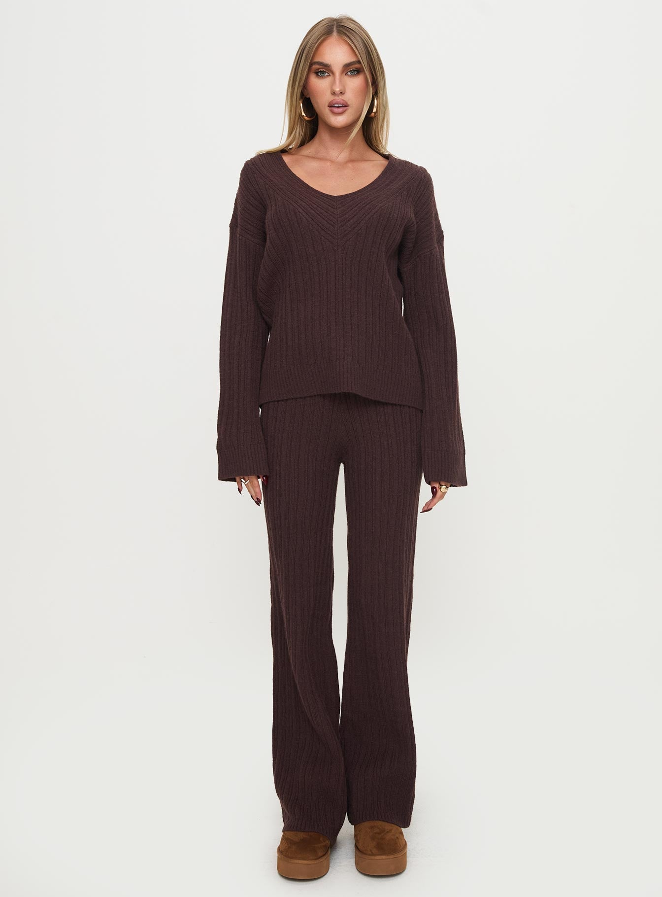 Pillows Knit Set Brown、mySite、solidvoid