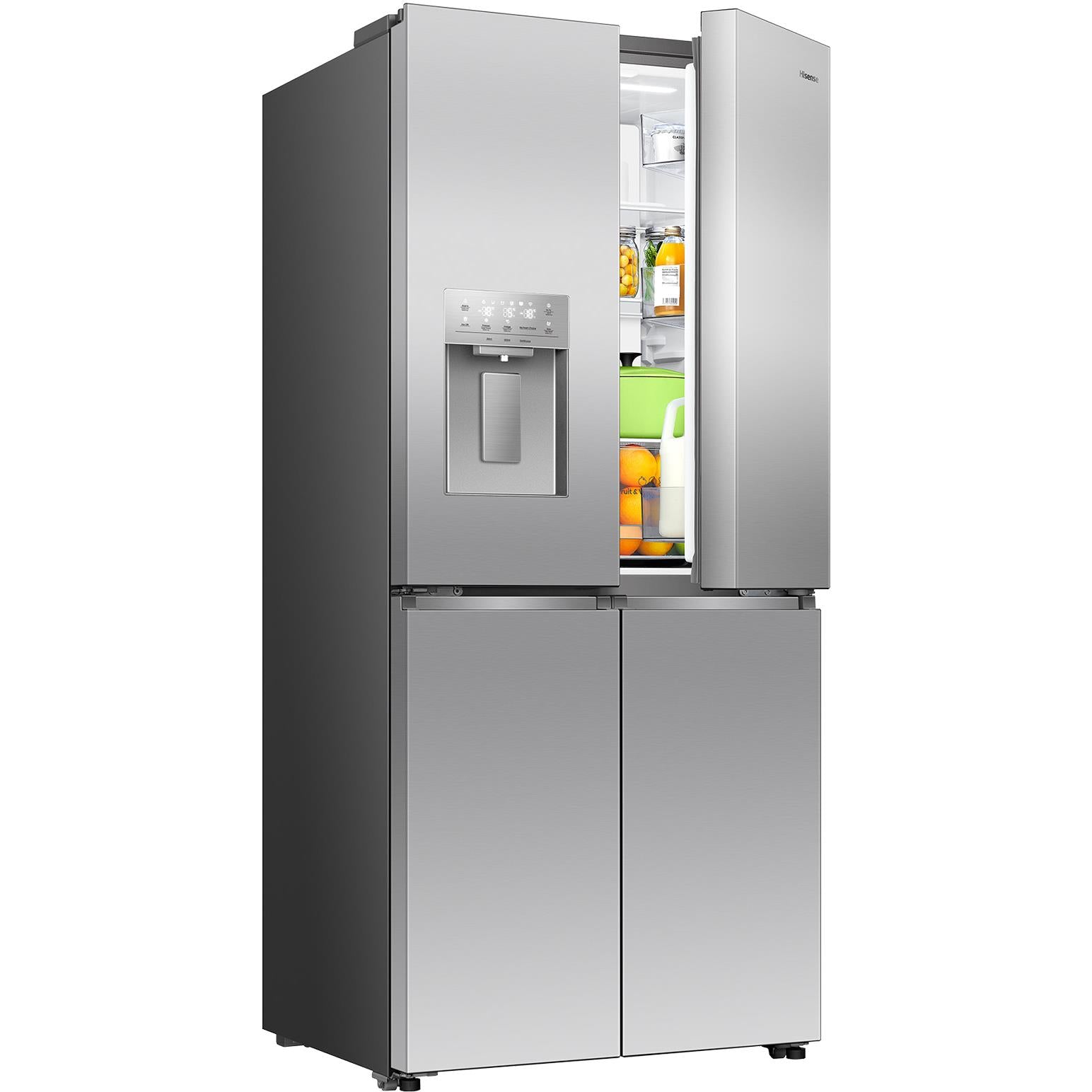 Hisense HRCD483TSW 483L PureFlat Slim French Door Fridge (Silver)、mySite、camillekostekn