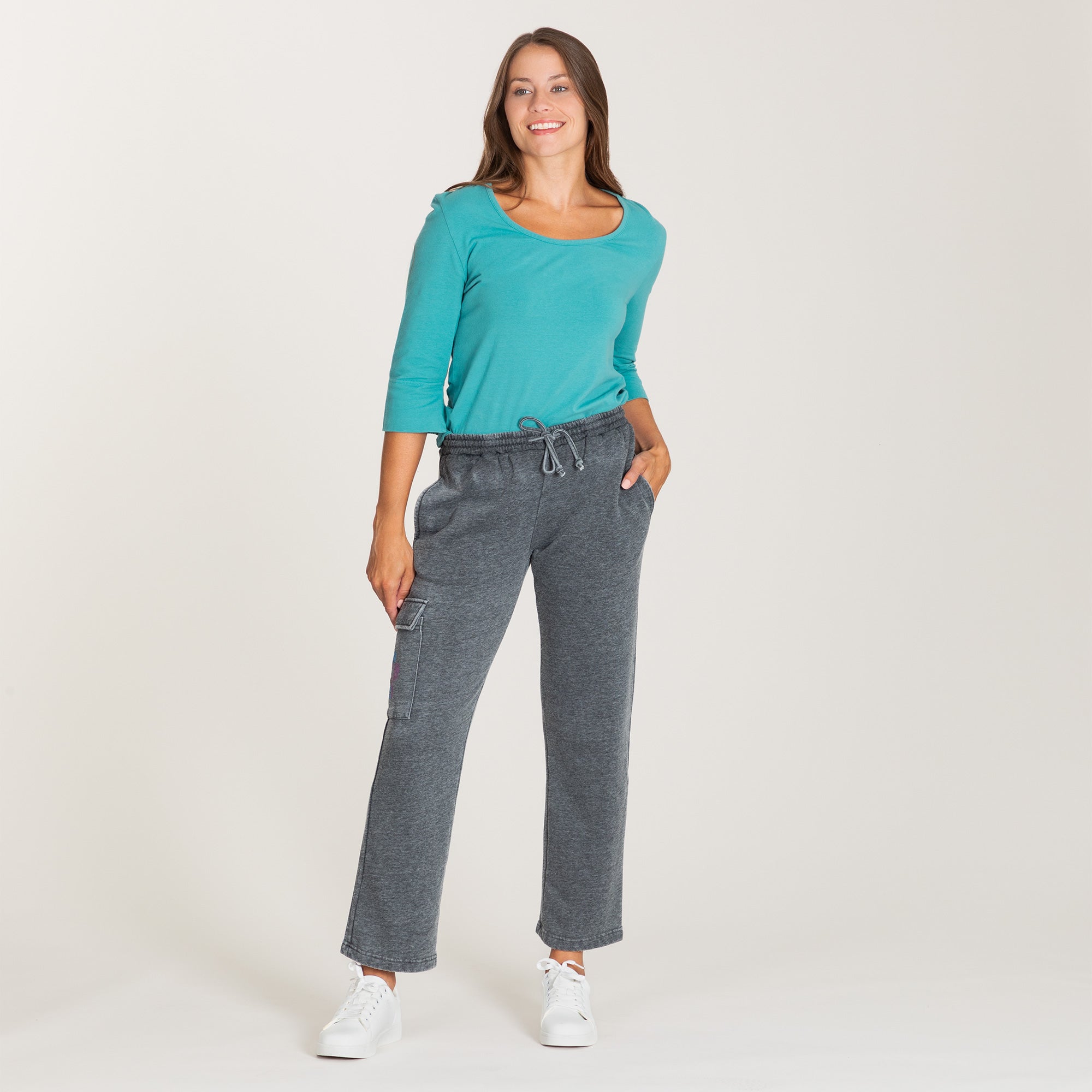 Paw Print Burnout Cargo Pocket Pants、mySite、camillekostekn