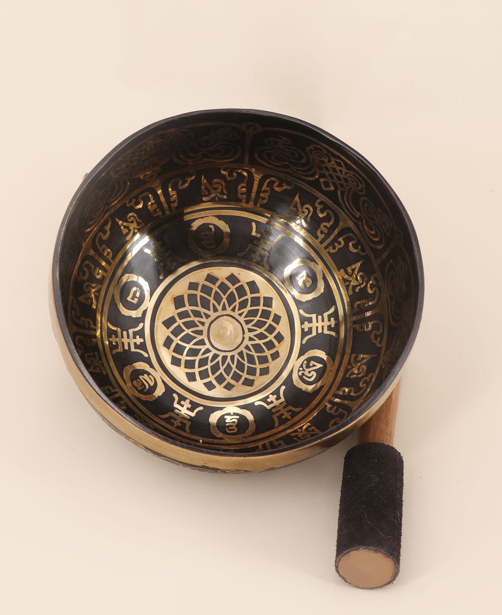 Lotus Mandala and Mantra Design Meditation Singing Bowl、mySite、topwebapps