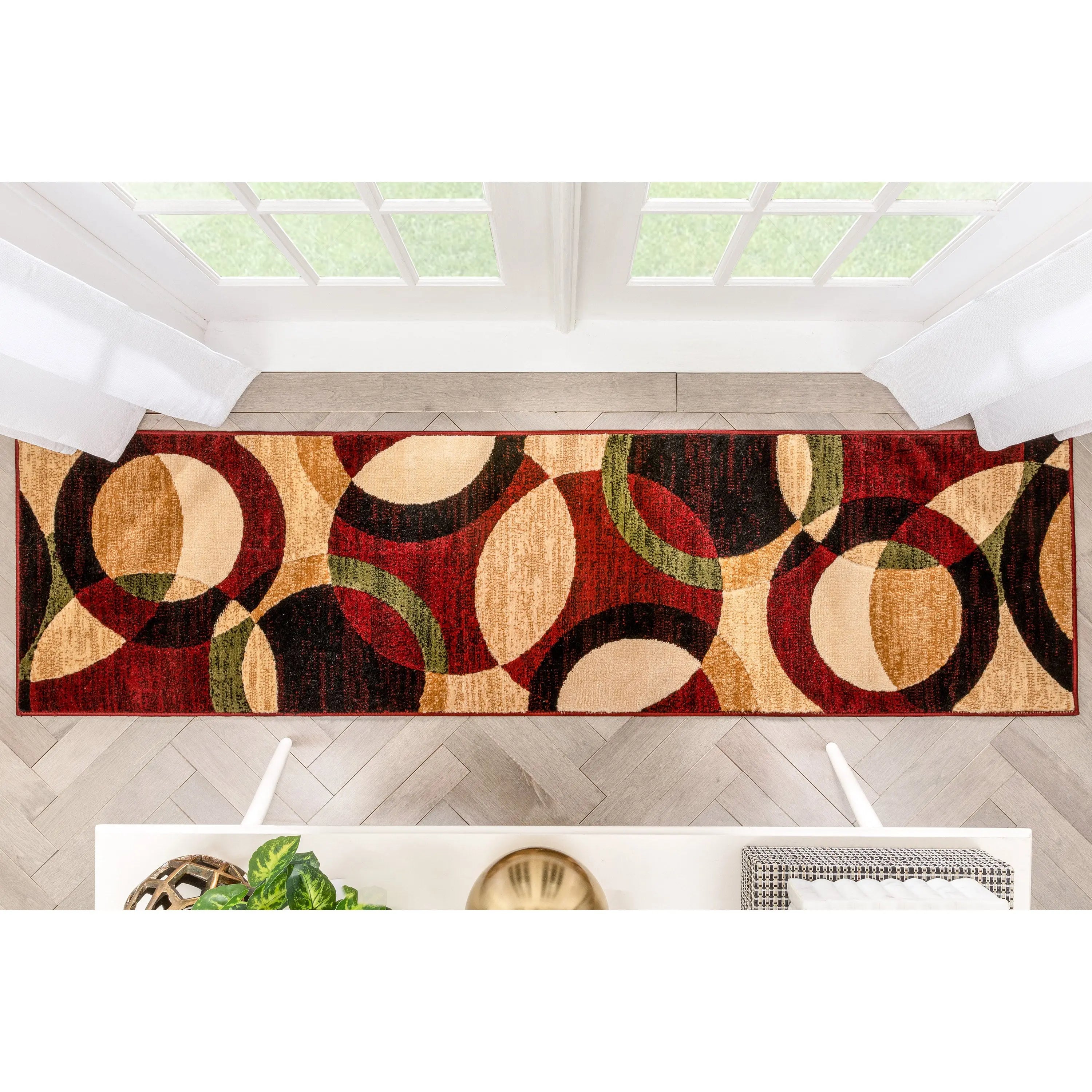 Bingo Red Modern Rug、mySite、gigharbornorthrealestate