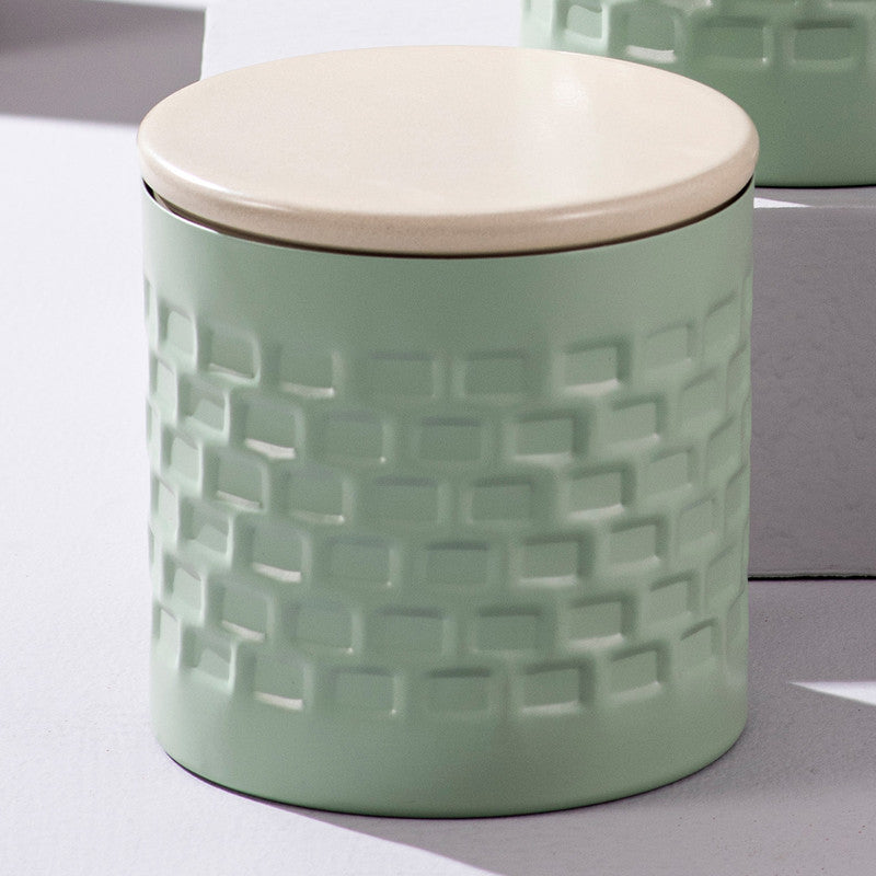 Stainless Steel Storage Canister Set | Green | Set of 3、mySite、camillekostekn