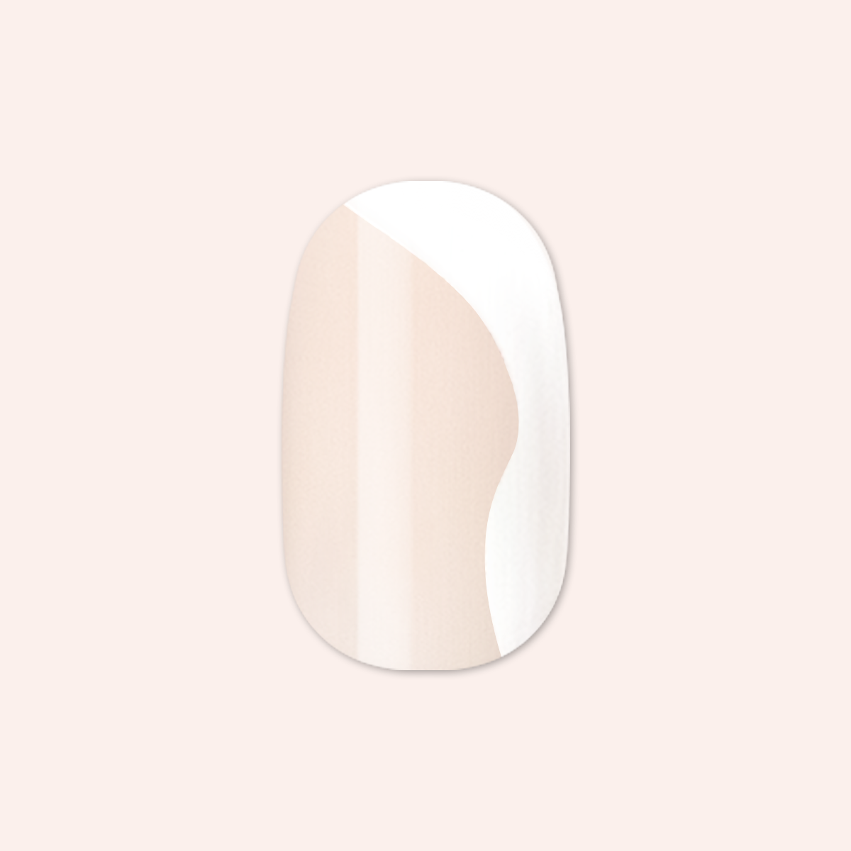 Side Swirl - Tab Press-On | Short | Round - Part of Set、mySite、solidvoid