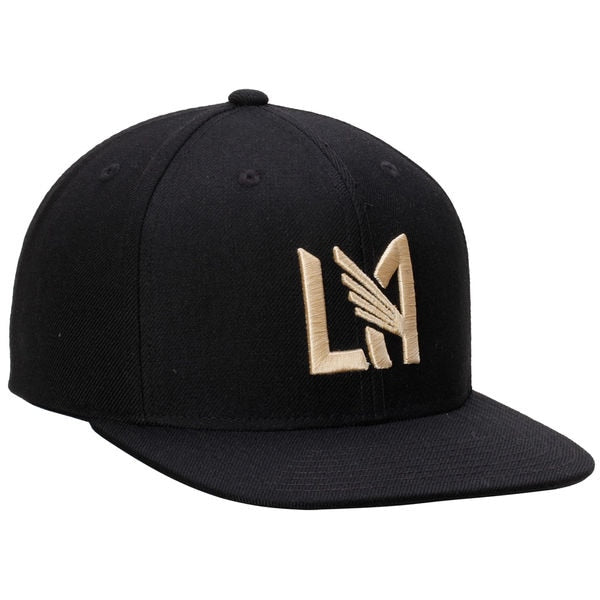 adidas Men's LAFC Snapback Cap Black、mySite、noshort