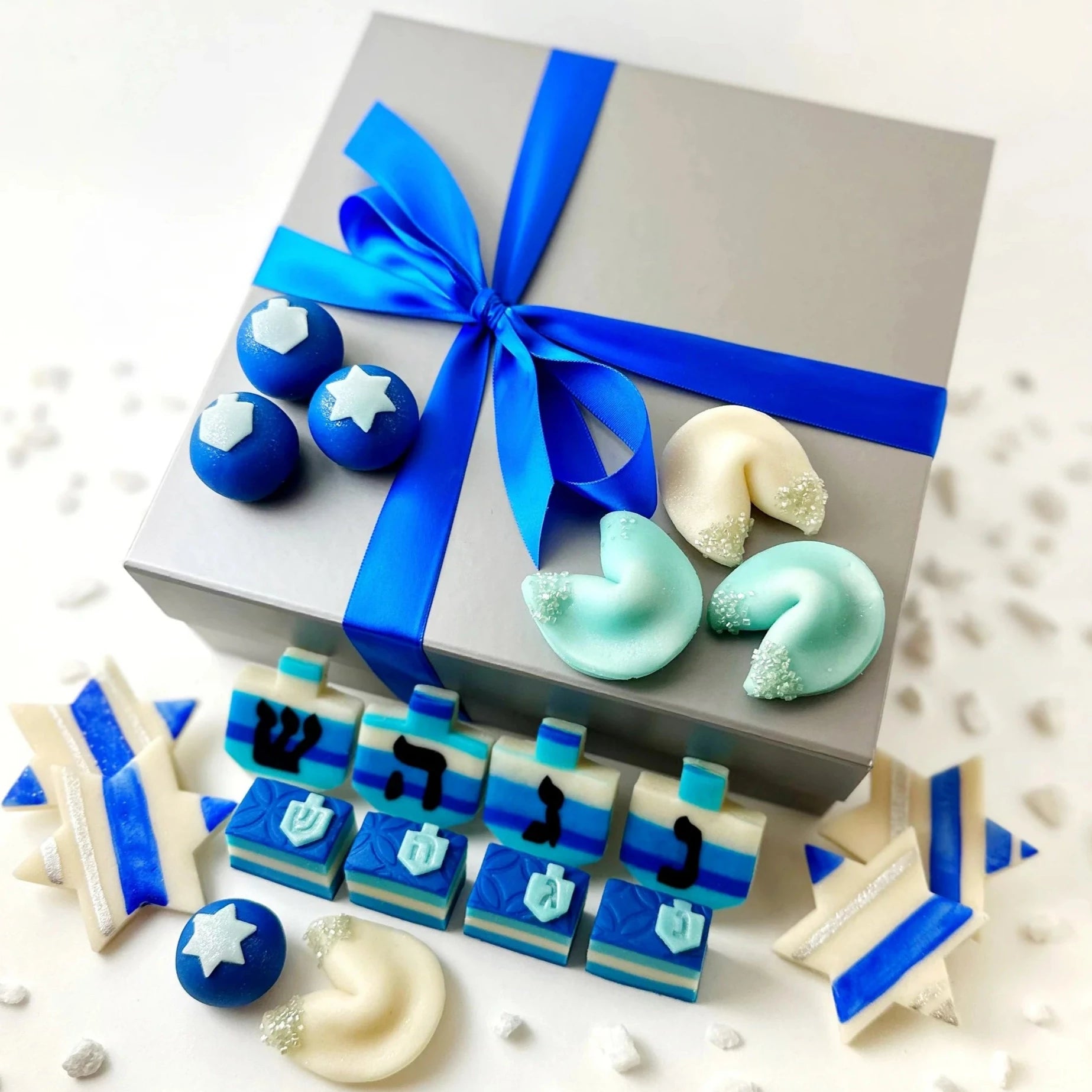 Marzipan Hanukkah Elegant Gift Basket、mySite、topwebapps