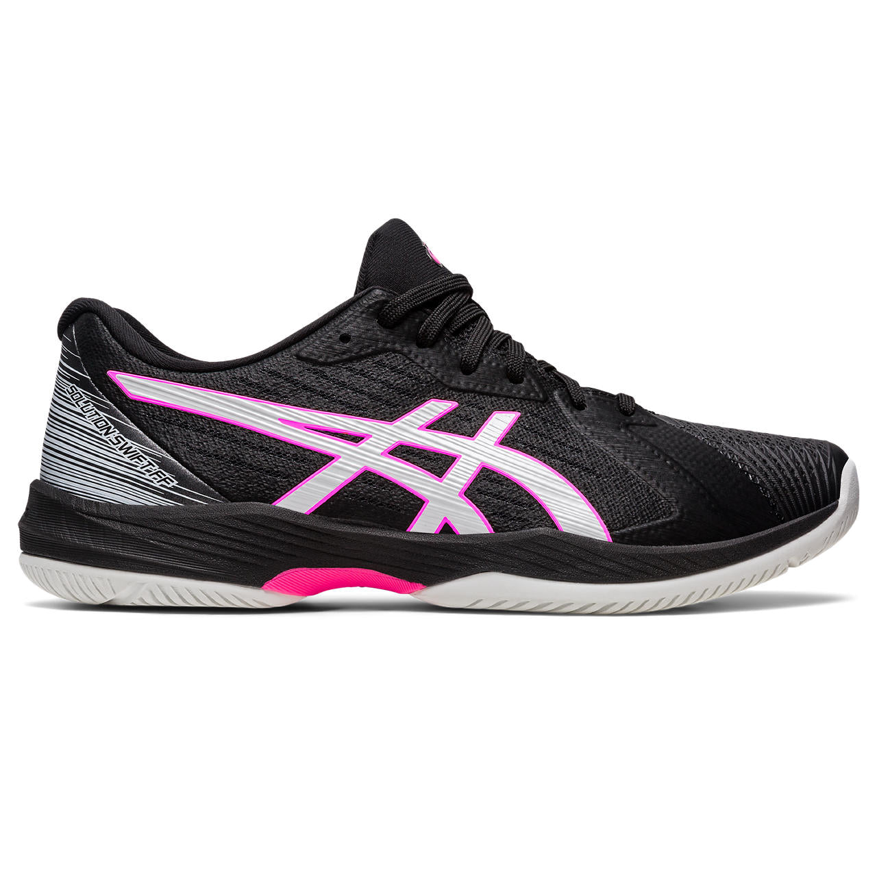 Asics Solution Swift FF Men's Tennis Shoe (Black/Pink)