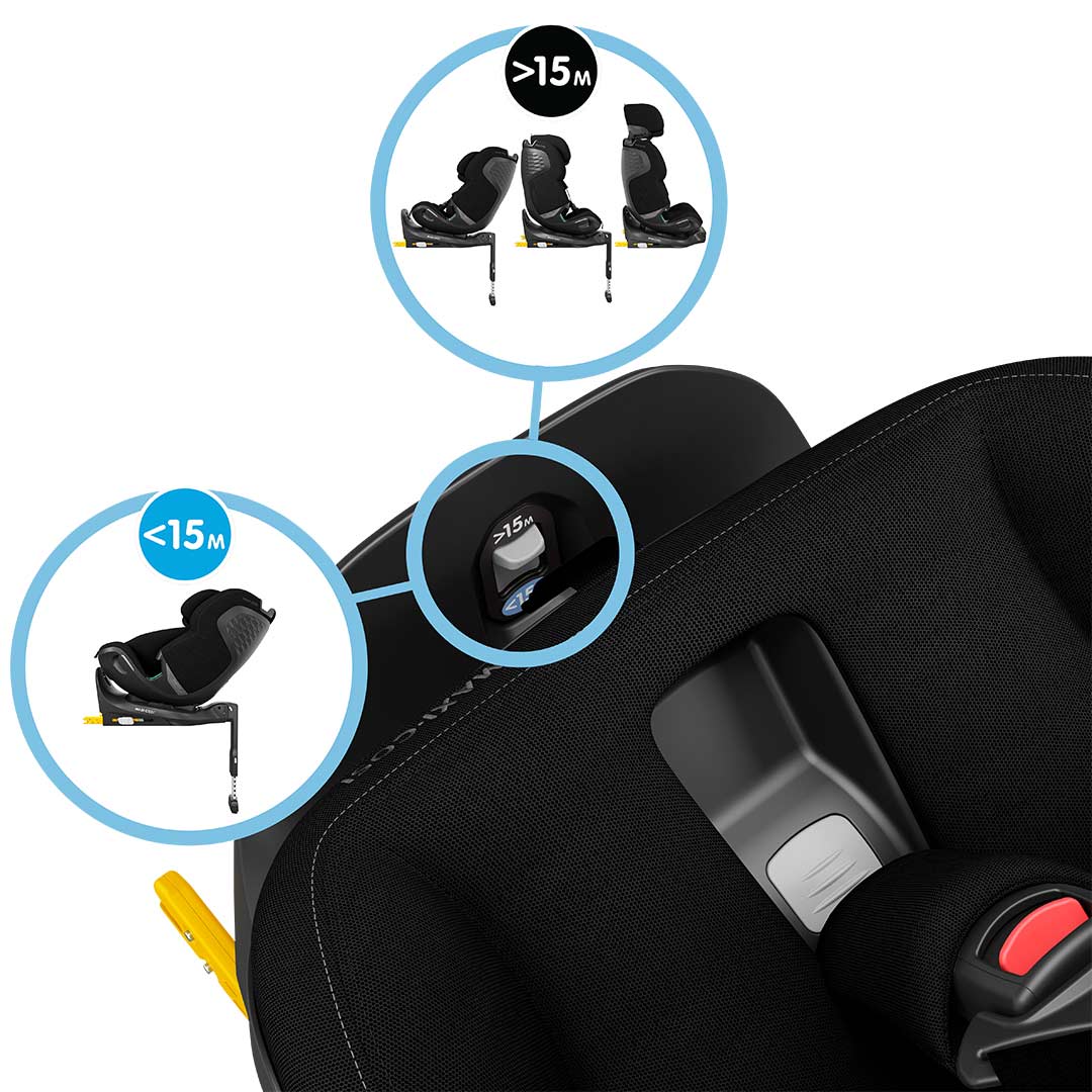  Maxi-Cosi Emerald 360 Pro Car Seat - Authentic Black、mySite、merchandisen