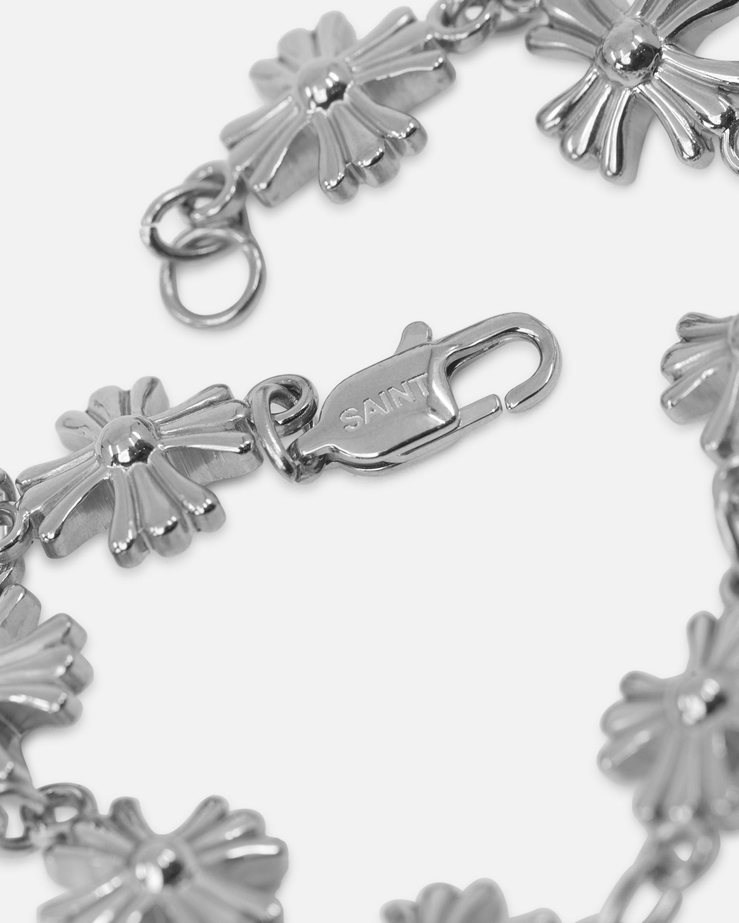 Saint Morta Chrome Cross Bracelet White Gold、mySite、zt4zffjzw