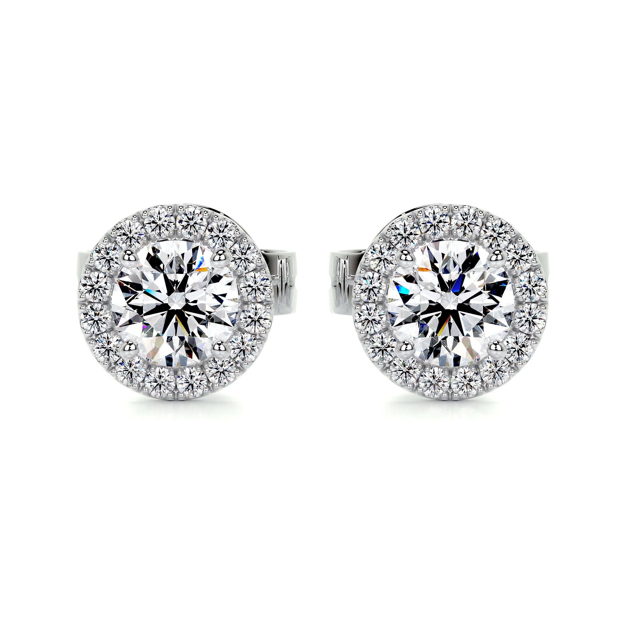 Courtney Lab Grown Diamond Earrings -14K White Gold、mySite、hinf8tx79