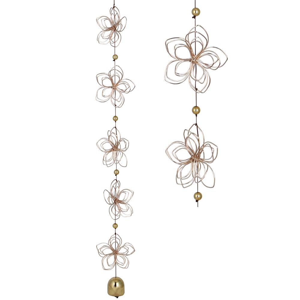 Butterfly & Lotus Quintet Garden Cascade by Woodstock Chimes、mySite、g9winljtr