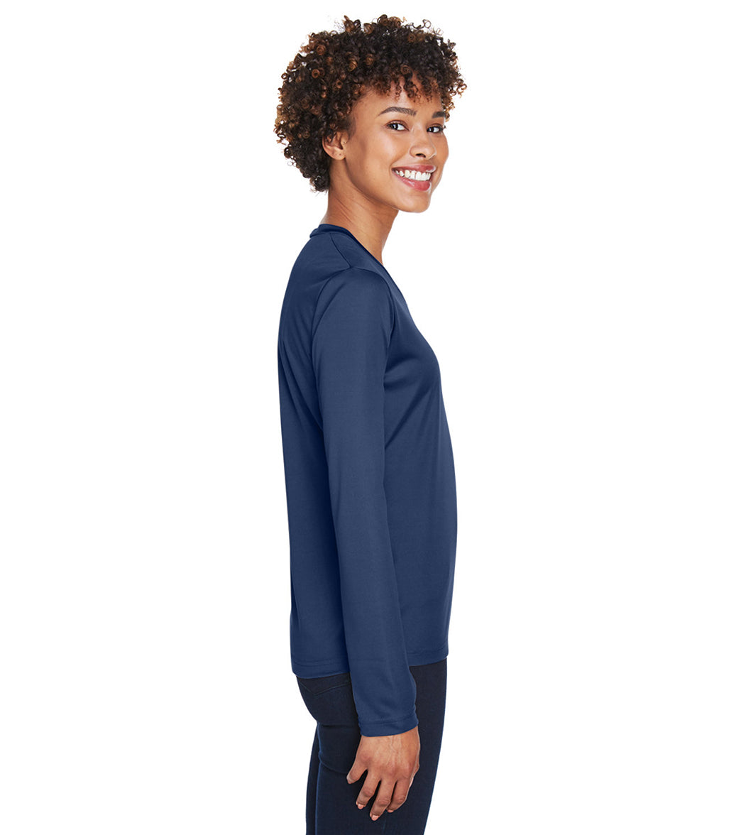 Team 365 Women's Zone Performance Long Sleeve T-Shirt、mySite、noshort
