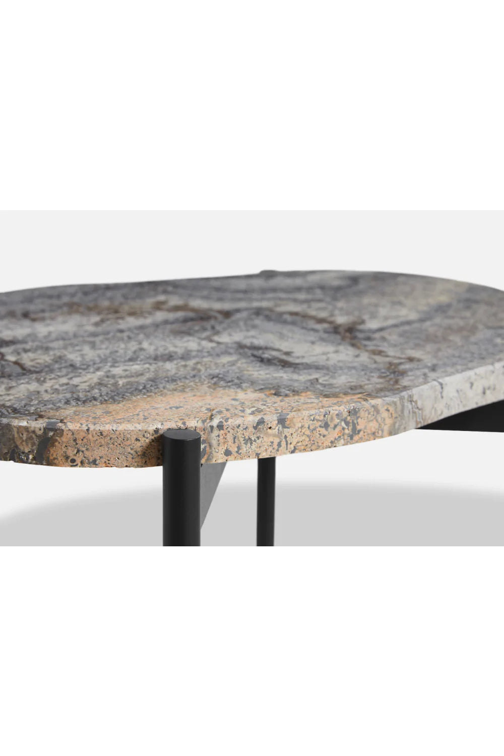 Travertine Organic Occasional Table S | WOUD La Terra、mySite、neckold