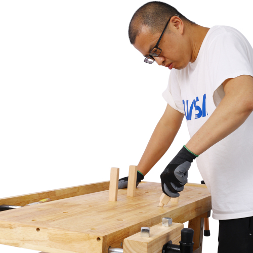 55-Inch Wood Workbench - Wooden Workbench for Garage Workshop and Home、、eastwooduniform