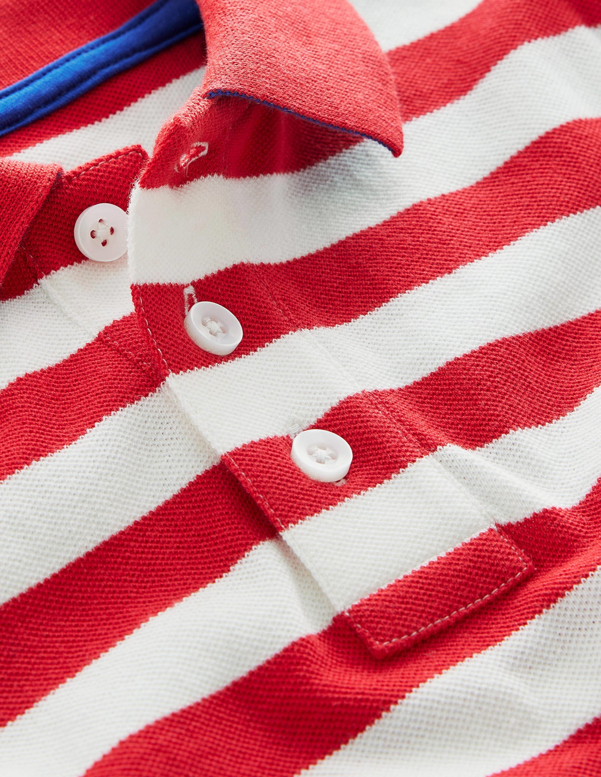  Piqué Polo Shirt-Breton Ivory/Red、mySite、ashleygrahame