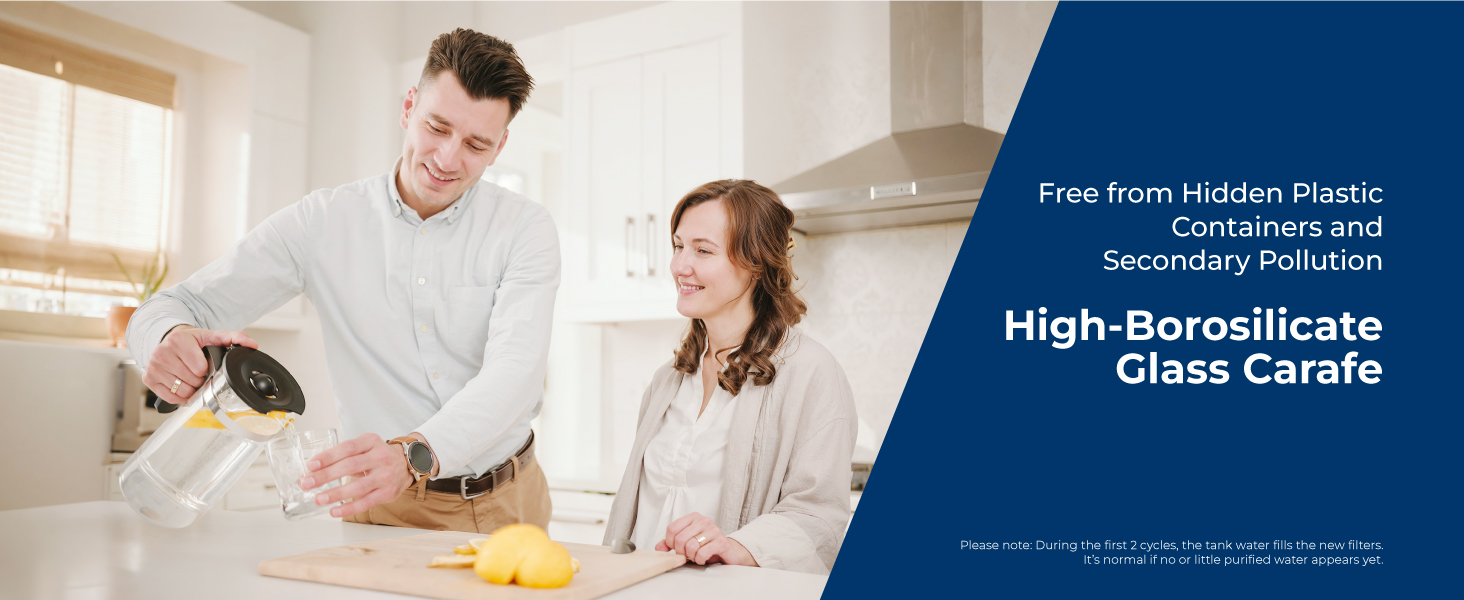 ROPOT-UV glass carafe