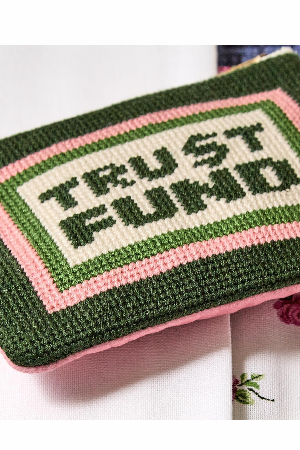 Trust Fund Needlepoint Coin / Gift Card Pouch、mySite、hinf8tx79