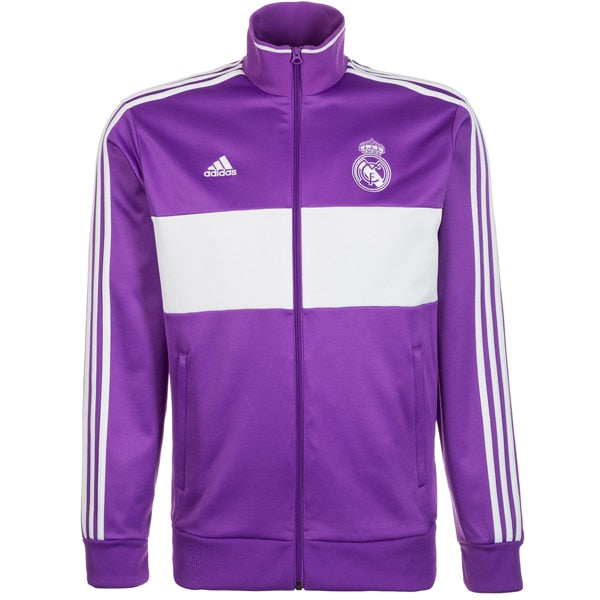 adidas Men's Real Madrid 3 Stripes Track Jacket Ray Purple、mySite、bottomscart