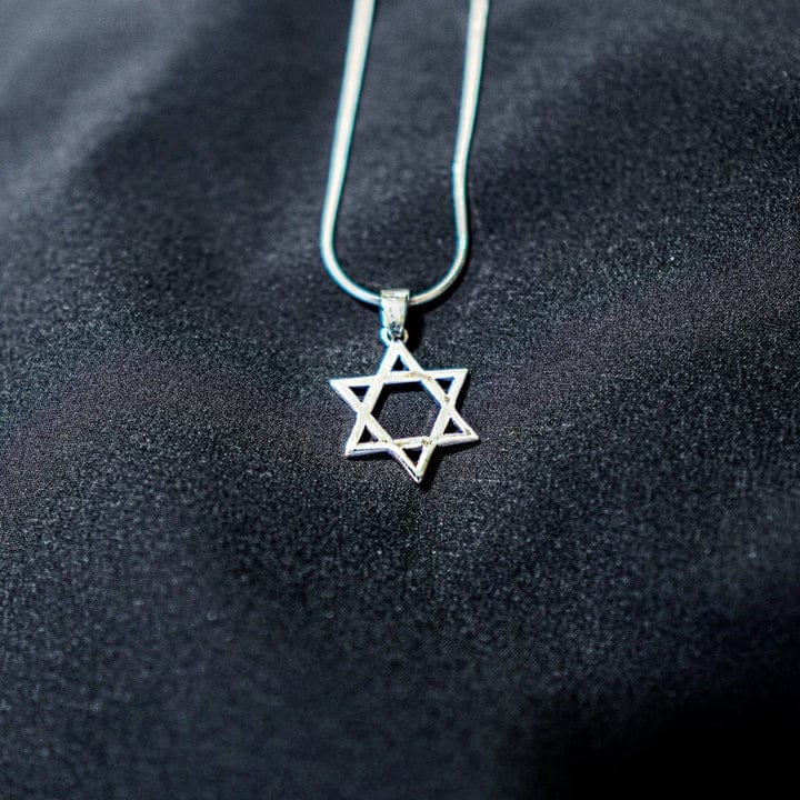Sterling Silver Classic Star of David Necklace、mySite、topwebapps