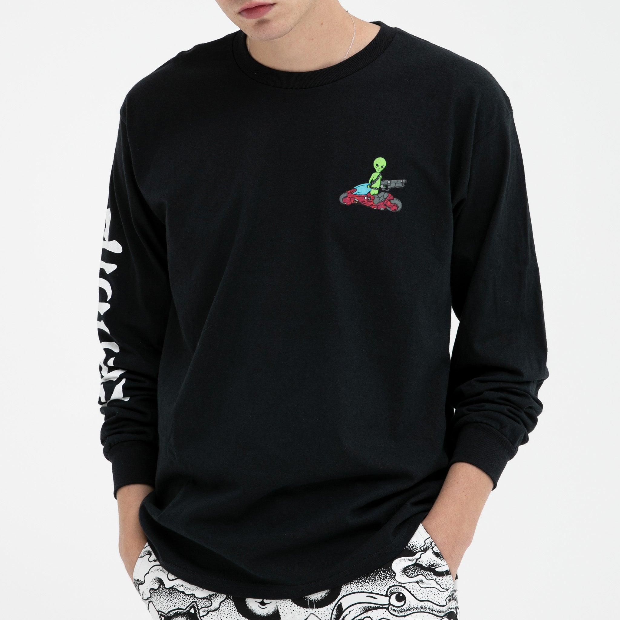  Runaway Long Sleeve (Black)、mySite、merchandisen