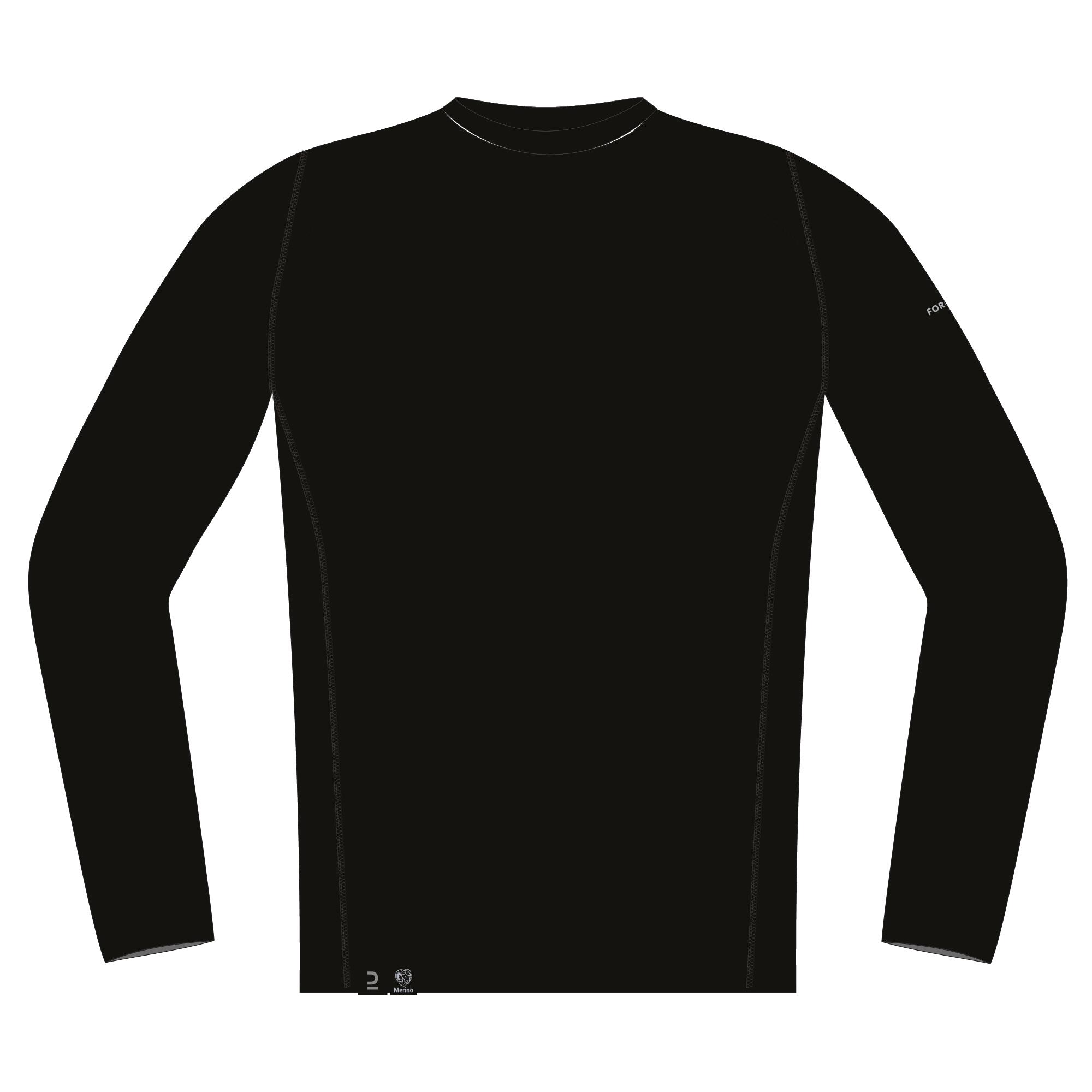 Forclaz Men's MT500 Long-sleeve 100% Merino Wool T-shirt
