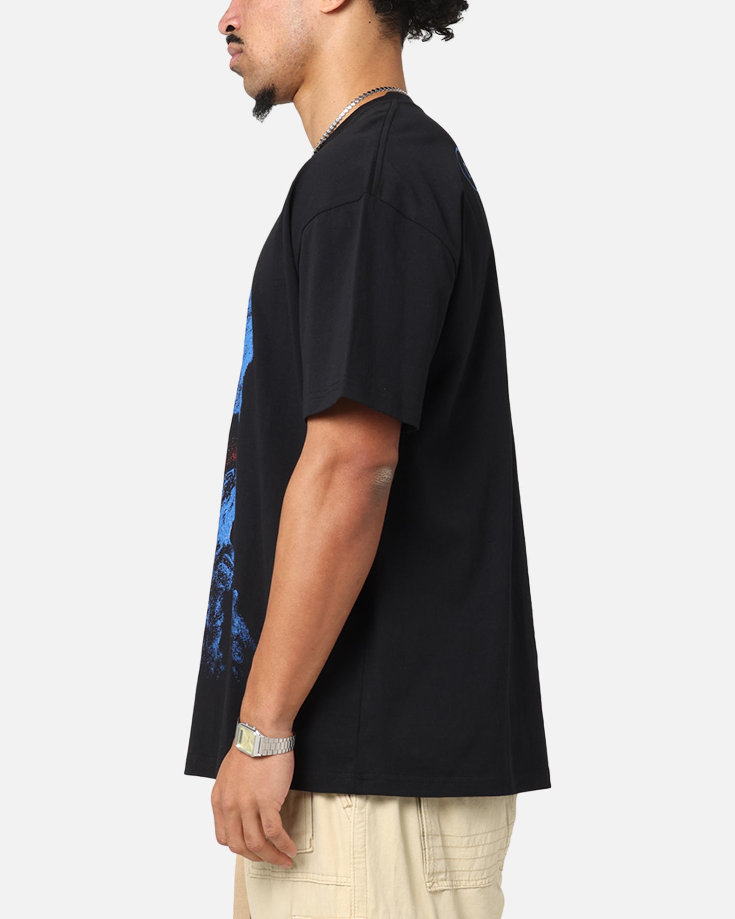 American Thrift X Sesame Street Grover Grail Heavy T-Shirt Black、mySite、zt4zffjzw