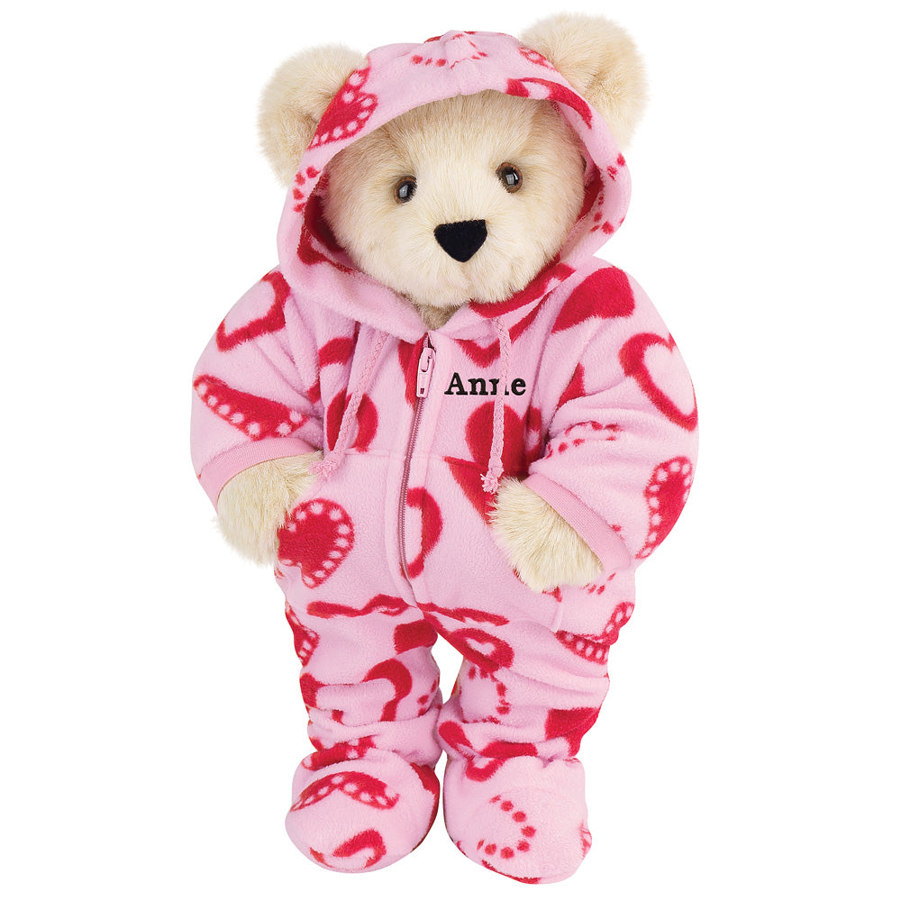 15 In. Hoodie-Footie Sweetheart Bear、mySite、pszhyizbm