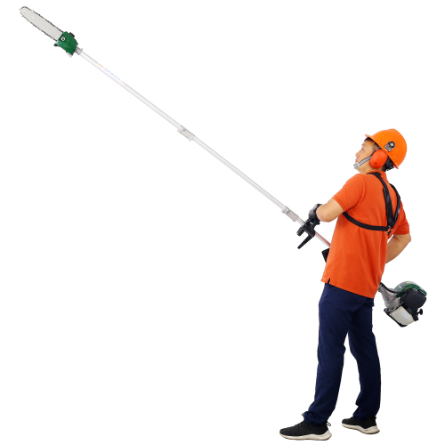 9 in 1 Multi-Functional Trimming Tool, 38CC 4 stroke Garden Tool System with Gas Pole Saw, Hedge Trimmer, Grass Trimmer, and Brush Cutter EPA Compliant、、eastwooduniform