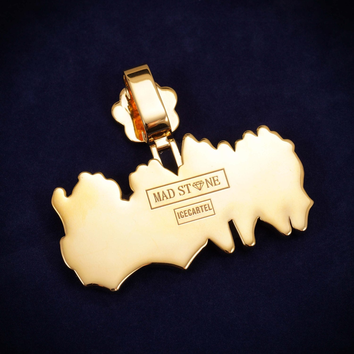 KAOS Custom Moissanite Pendant 14K Gold、mySite、hinf8tx79