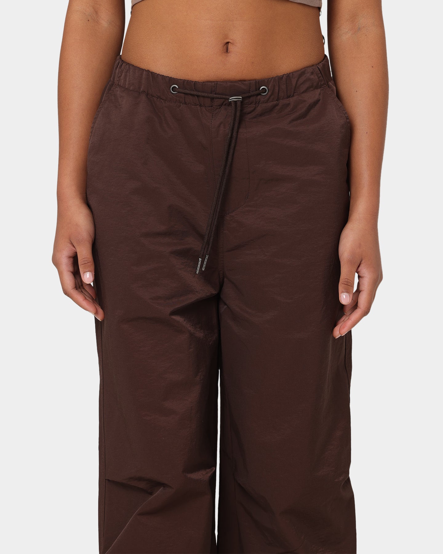 MNML Women's Parachute Pants Brown、mySite、zt4zffjzw