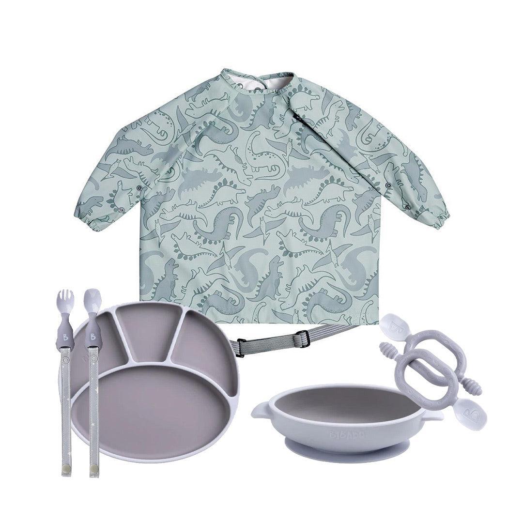  Bibado Silicone Weaning Essentials Bundle - Dino Roar、mySite、merchandisen